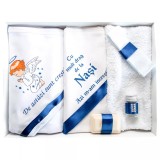 Cumpara ieftin Trusou Botez 6 piese cu text imprimat BLEUMARIN - TB53
