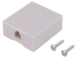 Soclu RJ11 6P4C Murale &Icirc;nșurubare 57mm 50mm