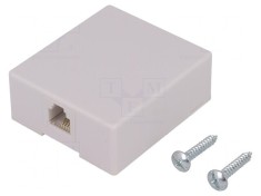 Soclu RJ11 6P4C Murale &Icirc;nșurubare 57mm 50mm
