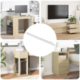 vidaXL Glisieră de sertar 12 pcs Alb 450 mm Oțel 864660