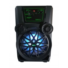 Boxa Portabila elSales, ELS-ZQS-8112, cu Bluetooth, Telecomanda, Microfon, USB, Lumini LED