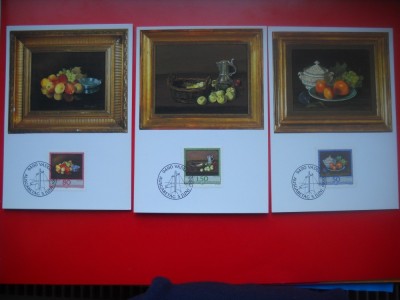 HOPCT MAXIMA NR 1398 LOT 3 CP MAXIME PICTURA 1990 -LIECHTENSTEIN foto