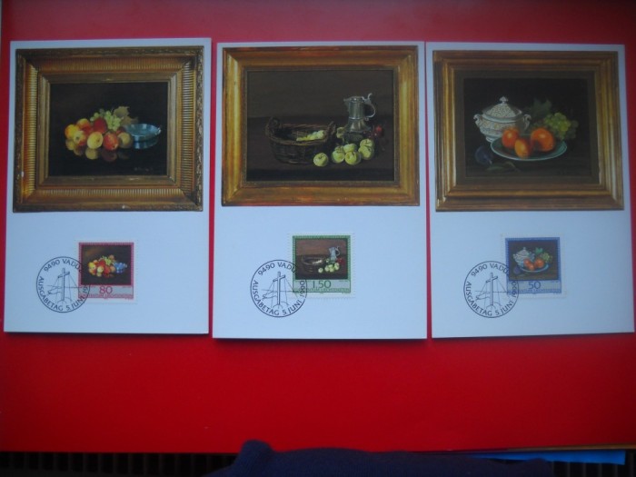 HOPCT MAXIMA NR 1398 LOT 3 CP MAXIME PICTURA 1990 -LIECHTENSTEIN