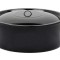 Cratita cu capac emailata, 10 L, 1515/34 , neagra