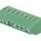 Regletă Conexiuni PCB 90&deg; 2,54mm 8 Piste 6A