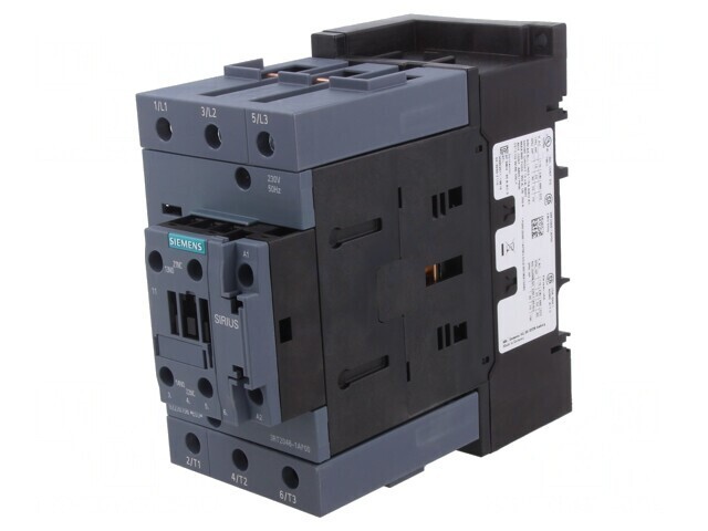 Contactor 3P 230VAC 3 NO 1 NC