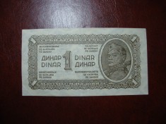 IUGOSLAVIA 1 DINAR XF++ foto