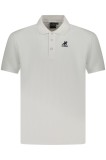 U.S. Grand POLO Tricou polo barbati cu logo brodat, Regular fit, alb, S