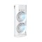 Ventilator portabil de birou cu umidificare prin pulverizare si telecomanda, multifunctional, ecologic, racire eficienta, din plastic, alb