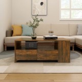 Gossi masuta de cafea, stejar fumuriu, 102x55x42 cm, lemn prelucrat