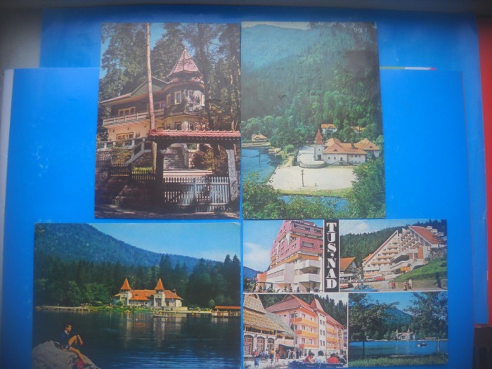 HOPCT LOT 3821 -IP- 4 CARTI POSTALE-BAILE TUSNAD -JUD HARGHITA-CIRCULATE