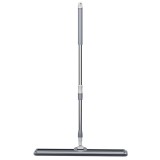 Mop Teu Microfibra pentru interior, exterior, praf si substante lichide cu spalare manuala, din Aluminiu de 60 cm lungime, cu doua rezerve incluse, Ti