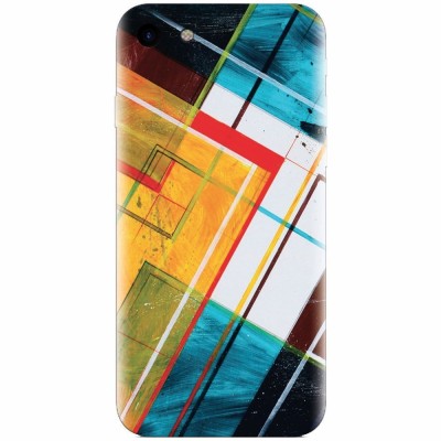 Husa silicon pentru Apple Iphone 8, Abstraction Color Shape foto