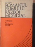 ROMANUL PRIMULUI RAZBOI MONDIAL. ANTOLOGIE SI COMENTARII CRITICE-SILVIA BURDEA-202219
