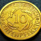 Moneda ISTORICA 10 RENTENPFENNIG (A) - IMPERIUL GERMAN, anul 1924 *cod 605