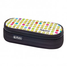 Necessaire oval Herlitz, Smiley World Rainbow Faces foto