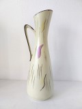 Vaza ceramica vintage Bay Keramik West Germany 246-35, 35cm inaltime, anii 60