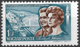 Ungaria - 1965 - Cosmonauții Tereshkova și Nikolajev - serie neuzată (T282)