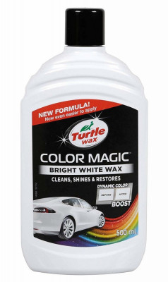 Solutie polish Turtle Wax Color Magic Bright White 500ml Kft Auto foto