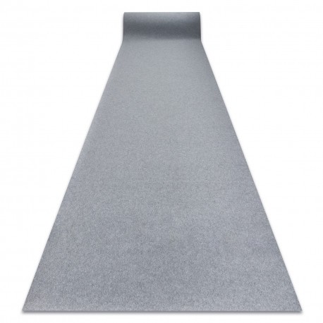 Traversa anti-alunecare RUMBA 1809 o singură culoare melange gri, 200 cm