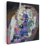Tablou pictura Fecioara de Gustav Klimt 2006 Tablou canvas pe panza CU RAMA 100x100 cm