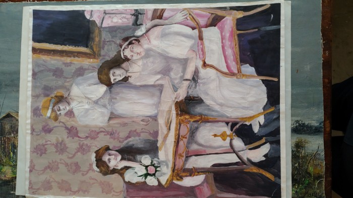 Pictura &quot;Fete de pension&quot;