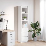 VidaXL Dulapuri alb 37,5x35x180 cm lemn prelucrat