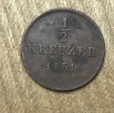 MNDSTR4 AUT AUSTROUNGARIA 1 2 kreuzer 1851
