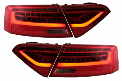 Stopuri LED compatibil cu Audi A5 8T Coupe Cabrio Sportback (2007-2011) Semnal Secvential Dinamic TLAUA58TNL foto