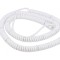 Cablu spiralat 4x0,15mm2 PUR alb 1m