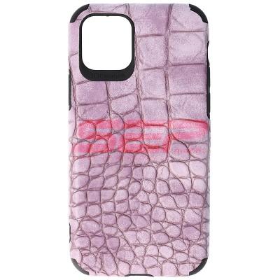 Toc TPU Leather Crocodile Apple iPhone 11 Pro Lavender foto