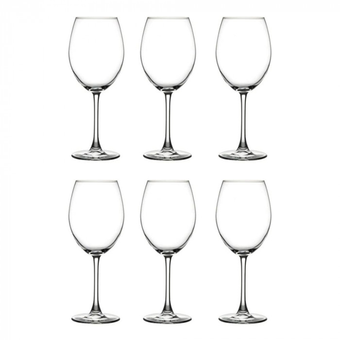 Set 6 Pahare din Sticla Incolora 615 ml, Pasabahce Enoteca, pentru Vin Rosu, cu Picior, Pahare Vin Rosu, Pasabahce Pahare, Pahare Enoteca, Pahare cu P