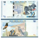 Bolivia 10 Bolivianos 2024 P-248b UNC Bancnota Straina America, Numismatica