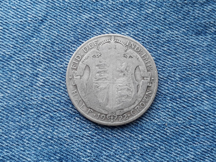 1/2 Half Crown 1922 Anglia / Marea Britanie argint
