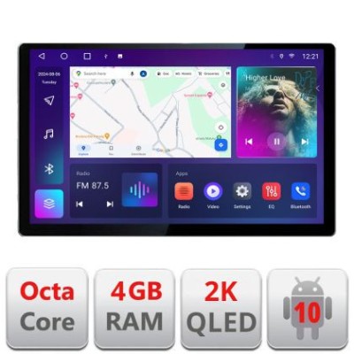Navigatie dedicata Skoda Octavia 3 N-279 Edonav ecran 13&amp;quot; 2K 8 si 128 Android Waze USB Navigatie 4G 360 Toslink Youtube Radio KIT- CarStore Technology foto