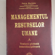 Petre Burloiu - Managementul resurselor umane