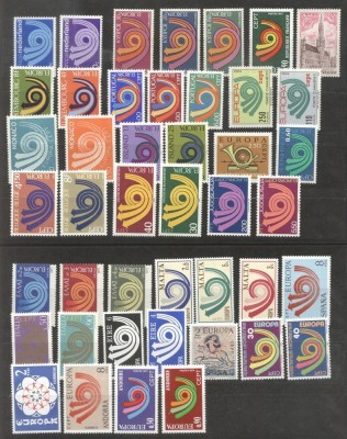 Lot 1973 Europa CEPT 44 values MNH AC.705 foto