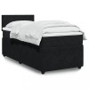 VidaXL Pat box spring cu saltea, negru, 80x200 cm, catifea 3289886