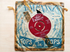 Don Duke &amp;amp; Bobby Stevens - Theme For A Dream / Are You Sure (Embassy 45-WB 439) foto