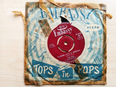 Don Duke &amp;amp; Bobby Stevens &amp;ndash; Theme For A Dream / Are You Sure (Embassy 45-WB 439) foto