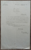 Informare olografa Consistoriul Bucovinei, Vladimir de Repta, Cernauti 1912