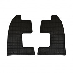 Set covorase auto din cauciuc Seat Alhambra 2 Vw Sharan 2 2010- Randul Al Treilea de scaune, presuri negre, 2 buc.