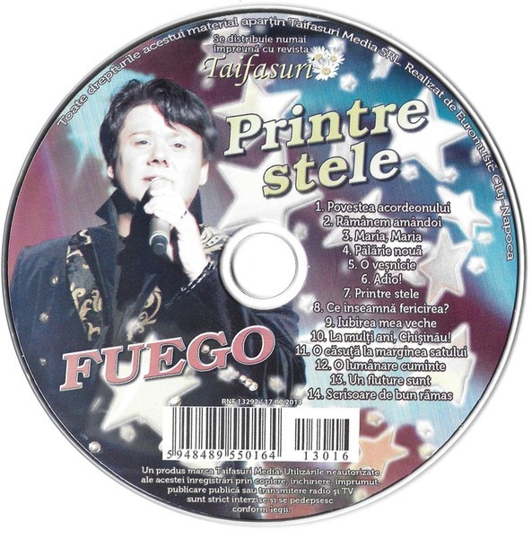 FUEGO - Printre Stele, CD