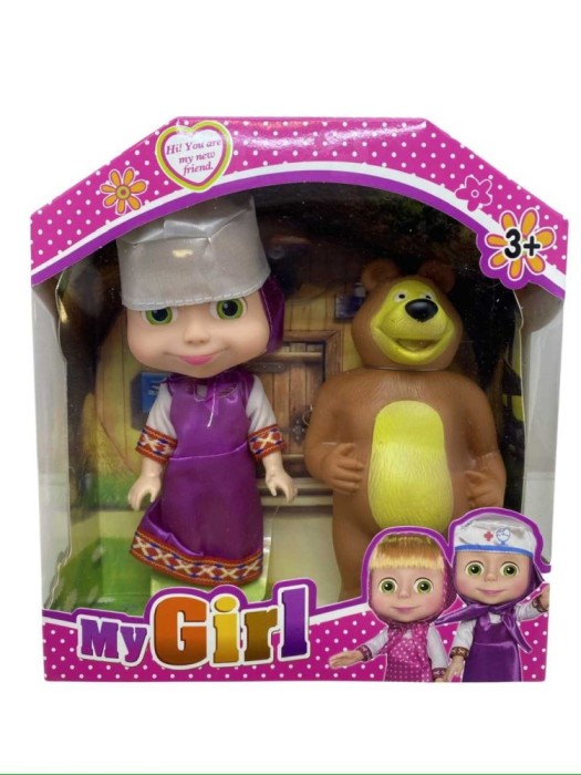 Set papusa Masha si ursul