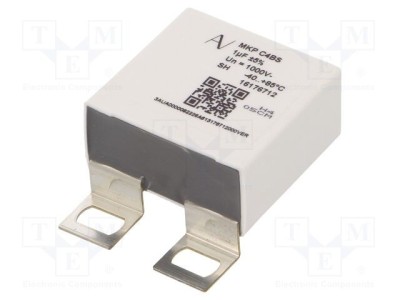 Condensator KEMET C4B 1uF 1000V polipropilenă filtru foto