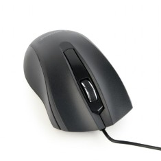 MOUSE GEMBIRD, PC sau NB, cu fir, USB, optic, 1000 dpi, butoane/scroll 3/1, , negru, &quot;MUS-3B-01&quot; (timbru verde 0.18 lei)