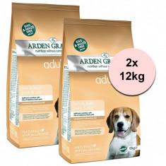 ARDEN GRANGE Adult rich in fresh pork &amp; rice 2 x 12 kg