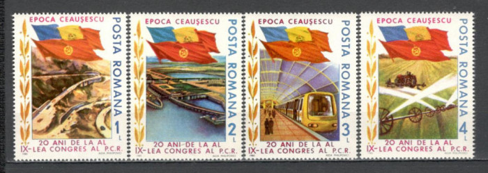 Romania.1985 20 ani congresul pcr YR.812