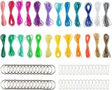 Set de creatie pentru brelocuri/bratari YuCool, PVC, otel inoxidabil