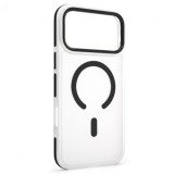 HUSA PROTECTIE MAG CASE IPHONE 17 PRO MAX - TRANSPARENT/NEGRU